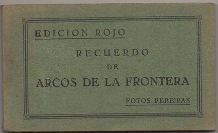 BLOC POSTAL. RECUERDO DE ARCOS DE LA FRONTERA. 20 TARJETAS POSTALES. EDICION ROJO