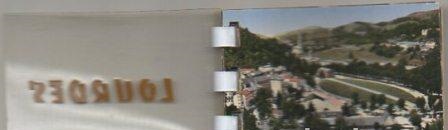 BLOC POSTAL. LOURDES. 12 POSTALES 7,3X4,5 EN LIBRILLO