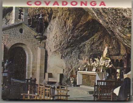 BLOC POSTAL. COVADONGA. ASTURIAS. 10 POSTALES EN ACORDEON. 10,5X7,5 CM.