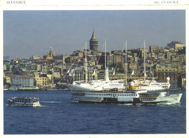 BLOC POSTAL. ESTAMBUL 12 POSTALES EN FORMATO DE ACORDEON. 16,4 X 10,5 cm.