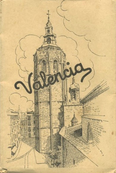 BLOC POSTAL. VALENCIA 10 POSTALES FORMATO DE ACORDEON. 15,7 X 10,5 cm.