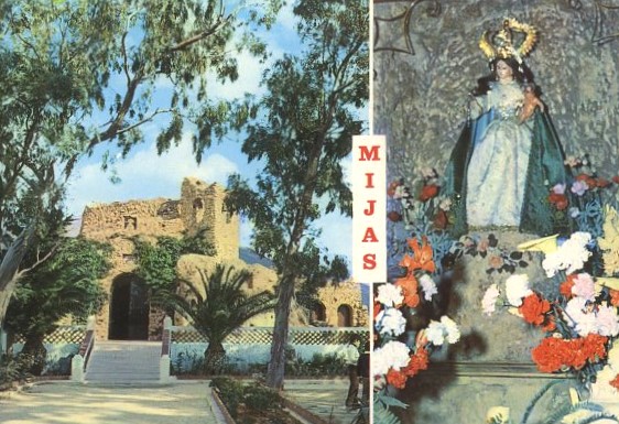 BLOC POSTAL. 10 POSTALES DE MIJAS COSTA DEL SOL FORMATO ACORDEON. 15 X 11 cm.