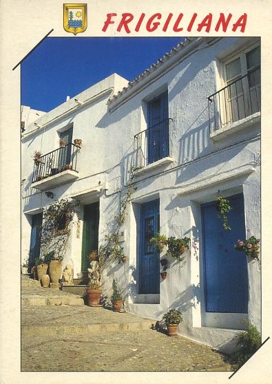 BLOC POSTAL. 10 POSTALES DE FRIGILANA COSTA DEL SOL FORMATO ACORDEON.  15 X 11 cm.