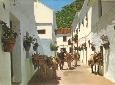 BLOC POSTAL. 12 POSTALES DE MIJAS COSTAL DEL SOL FORMATO ACORDEON. 10,5 X 7,5 cm.