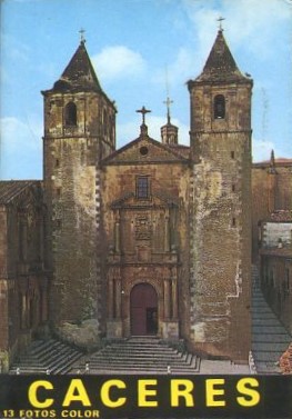BLOC POSTAL. 13 POSTALES DE CACERES FORMATO ACORDEON. 10 X 7 cm.