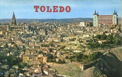 BLOC POSTAL. 10 POSTALES DE TOLEDO FORMATO ACORDEON. 10,5 X 7,5 cm.