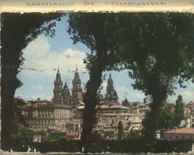 POSTAL BLOC. SANTIAGO DE COMPOSTELA, FORMATO ACORDEON 20 POSTALES.
