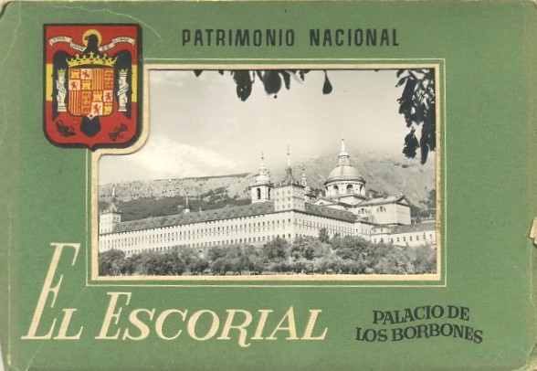 POSTAL BLOC. EL ESCORIAL PALACIO DE LOS BORONES FORMATO ACORDEON  9 POSTALES.