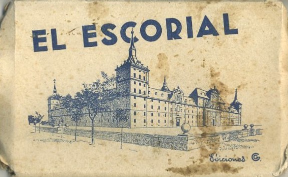 POSTAL BLOC. EL ESCORIAL FORMATO ACORDEON 15 POSTALES.