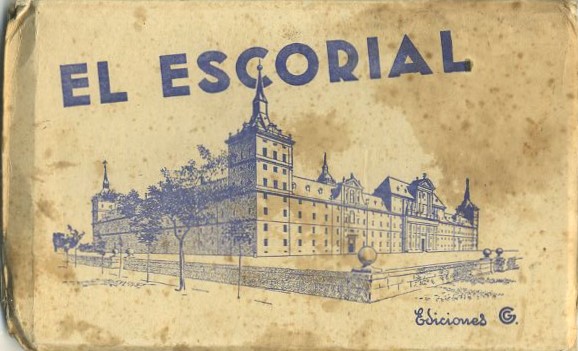 POSTAL BLOC. EL ESCORIAL FORMATO ACORDEON 15 POSTALES.
