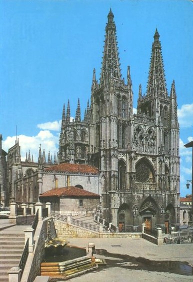 POSTAL BLOC. CATEDRAL DE BURGOS FORMATO ACORDEON 12 POSTALES.