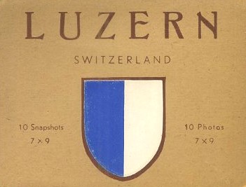 POSTAL BLOCK. LUZERN SWITZERLAND ESTUCHE CON 10 FOTOGRAFIAS.