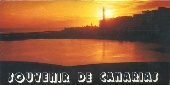POSTAL BLOCK. GRAN CANARIA FORMATO ACORDEON 12 FOTOGRAFIAS.