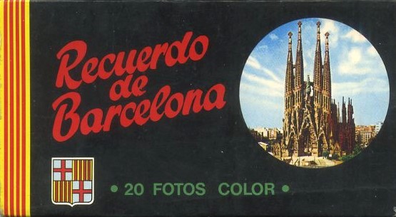 POSTAL BLOCK. BARCELONA  FORMATO ACORDEON 20 FOTOGRAFIAS.