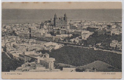 POSTAL ANTIGUA DE CANARIAS. LAS PALMAS