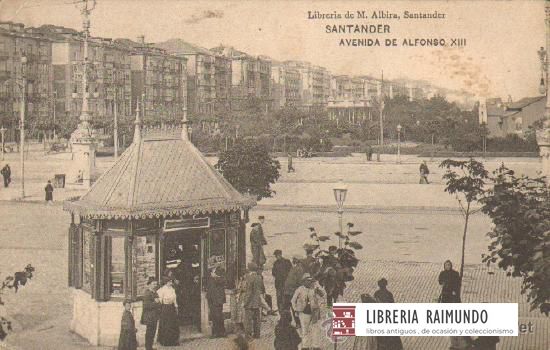 POSTAL ANTIGUA DE SANTANDER. AVENIDA DE ALFONSO XIII