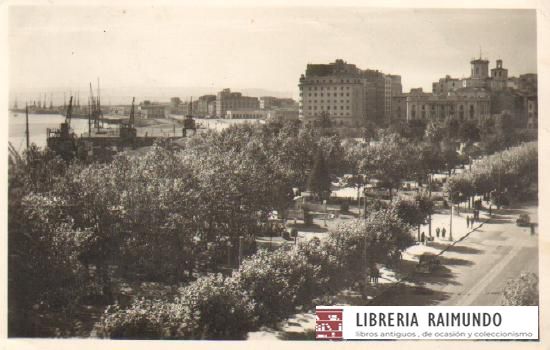 POSTAL DE SANTANDER. Nº 172. PASEO Y JARDINES DE PEREDA.