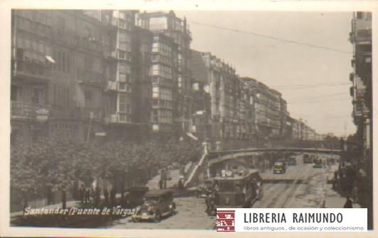 POSTAL ANTIGUA DE SANTANDER. PUENTE DE VARGAS.