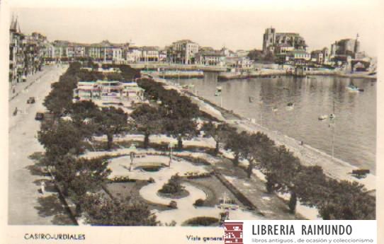 POSTAL DE CASTRO URDIALES. VISTA GENERAL DEL PARQUE.