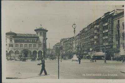 POSTAL ANTIGUA DE CANTABRIA  55 SANTANDER LA RIVERA