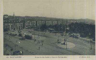 POSTAL ANTIGUA DE CANTABRIA  SANTANDER Nº 40 AVENIDA DE GALAN Y GARCIA HERNANDEZ