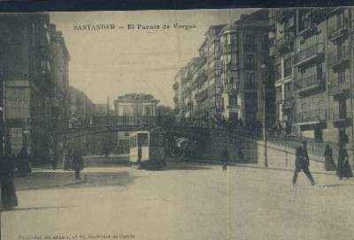 POSTAL ANTIGUA DE CANTABRIA SANTANDER EL PUENTE DE VARGAS