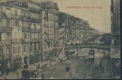 POSTAL ANTIGUA DE CANTABRIA SANTANDER EL PUENTE DE VARGAS