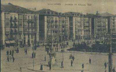 POSTAL ANTIGUA DE CANTABRIA SANTANDER AVENIDA ALFONSO XIII