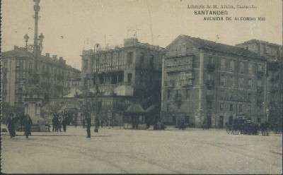 POSTAL ANTIGUA DE CANTABRIA SANTANDER AVENIDA ALFONSO XIII