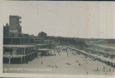 POSTAL DE CANTABRIA SANTANDER 9 1ª PLAYA DEL SARDINERO