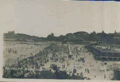 POSTAL DE CANTABRIA SANTANDER PLAYA DEL SARDINERO