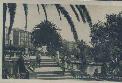POSTAL DE CANTABRIA SANTANDER 46 JARDINES DE PEREDA