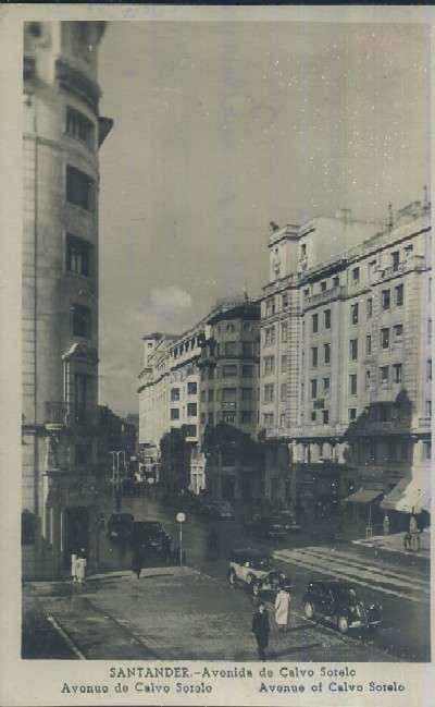 POSTAL DE CANTABRIA SANTANDER AVENIDA DE CALVO SOTELO