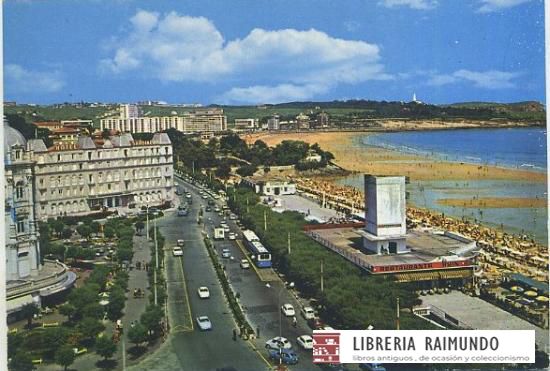 POSTAL ANTIGUA DE CANTABRIA. SANTANDER Nº 2093. PLAZA DE ITALIA Y PLAYAS