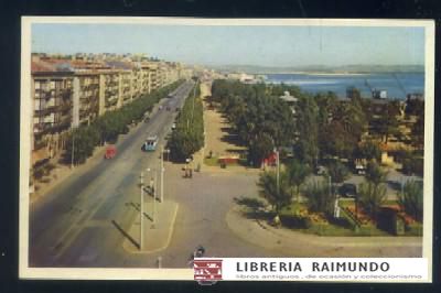 POSTAL DE SANTANDER - JARDINES Y PASEO DE PEREDA