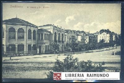 POSTAL ANTIGUA DE SANTANDER. SARDINERO. EL CASINO Y LOS HOTELES
