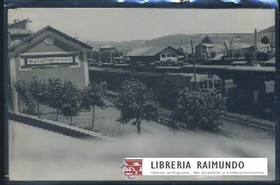 POSTAL DE SANTANDER. MATAPORQUERA. ESTACION Y VIAS F.C. ROBLA