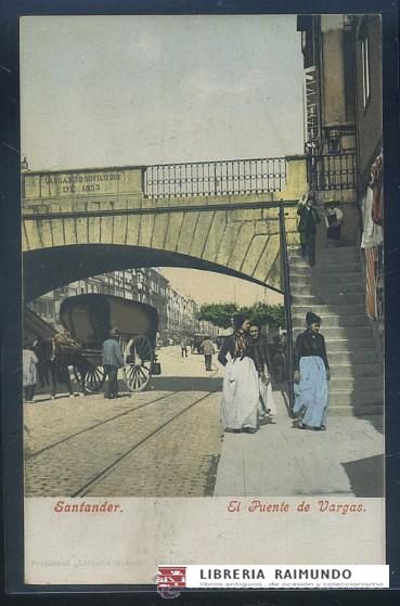 POSTAL ANTIGUA DE SANTANDER - EL PUENTE DE VARGAS