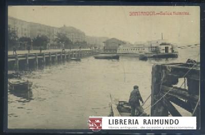 POSTAL ANTIGUA DE SANTANDER - BAÑOS FLOTANTES