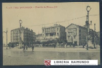 POSTAL ANTIGUA DE SANTANDER - AVENIDA DE ALFONSO XIII
