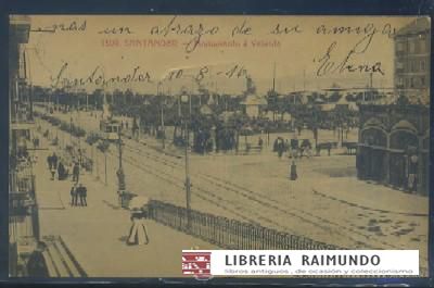 POSTAL ANTIGUA DE SANTANDER - MONUMENTO A VELARDE
