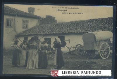 POSTAL ANTIGUA DE LIERGANES - GRUPO DE ALDEANAS
