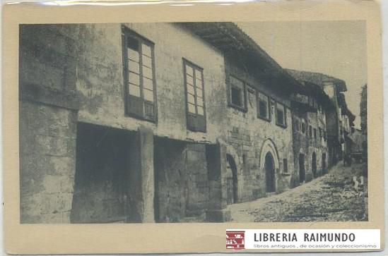 POSTAL ANTIGUA DE SANTILLANA DEL MAR. CALLE DEL RIO Nº 4