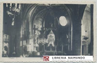 POSTAL CANTABRIA. LIMPIAS. INTERIOR DE LA CAPILLA