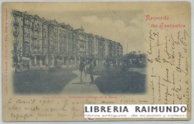 POSTAL ANTIGUA DE SANTANDER. BOULEVARD CALDERON DE LA BARCA SERIE lll Nº 11