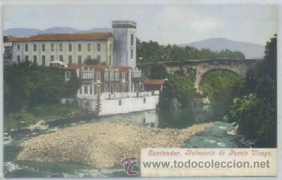 POSTAL ANTIGUA DE SANTANDER. BALNEARIO DE PUENTE VIESGO