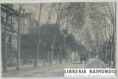 POSTAL ANTIGUA DE SANTANDER. PASEO DE MENDES PELAYO