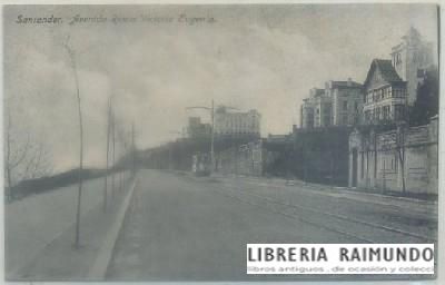 POSTAL ANTIGUA DE SANTANDER. AVDA. REINA VICTORIA EUGENIA