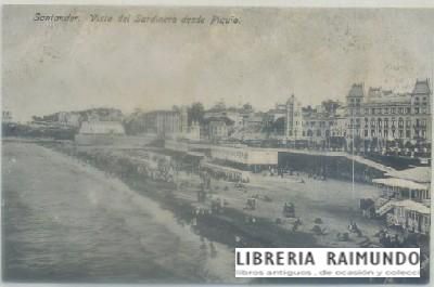 POSTAL ANTIGUA DE SANTANDER. VISTA DEL SARDINERO DESDE PIQUIO