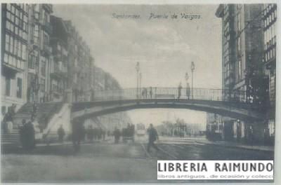 POSTAL ANTIGUA DE SANTANDER. PUENTE DE VARGAS